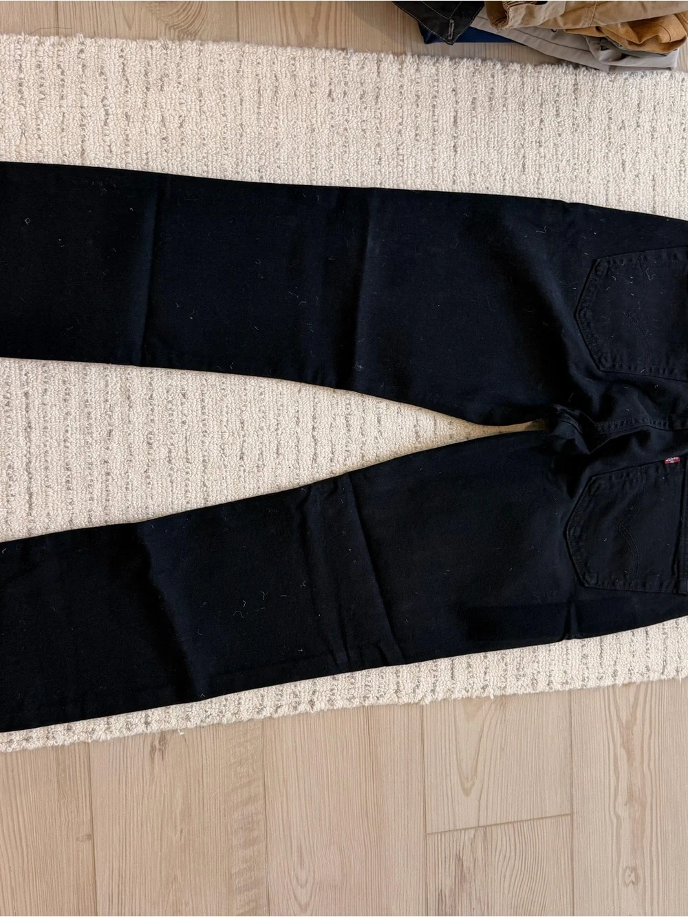 Levi's Slim Straight Jeans in Black